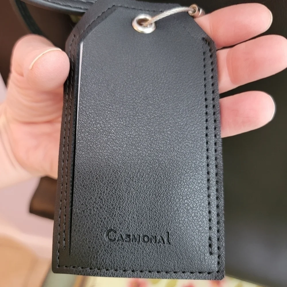 Casmonal Vegan Leather. Black and White - Picture 5 of 11